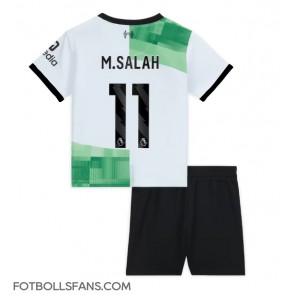 Liverpool Mohamed Salah #11 Replika Bortatröja Barn 2023-24 Kortärmad (+ Korta byxor)